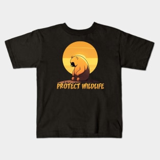 Wildlife - Bear 3 Kids T-Shirt